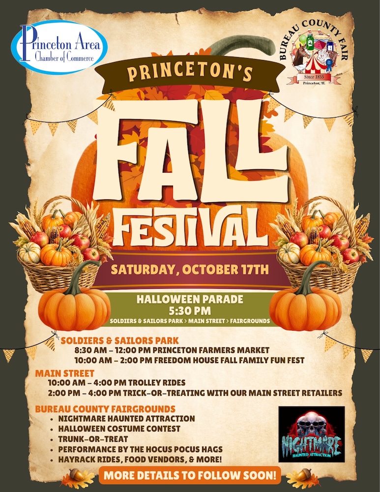 Fall Festival schedule on October 17, 2026